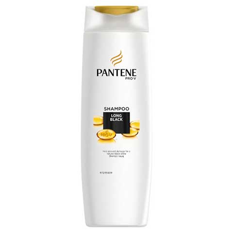 PANTENE SHP LONG BLACK 340ML